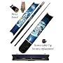 Hardwood Pool Stick: Blue Dragon