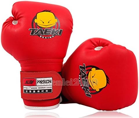 New PU Kids Children Cartoon Sparring dajn Boxing Gloves Training 4oz Age 5-10