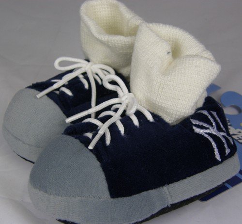 New York Yankees MLB Premium Baby Sneaker Slippers - Toddler (3-6 Months)