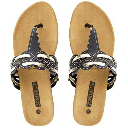 Sandalup Women's Athena Flip Flops Sandals (Order 1/1.5 sizes up)