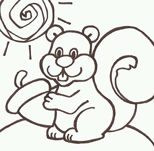 PaintaDoodle 12 x 12 Squirrel Painting Kit