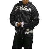 G Unit - Mens G-unit black baseball style zip-up hoodie sweatshirt. 100% authentic with large G-unit logo EMBROIDERED on front and smaller logos through-out. Popular product with high quality fabric. One of the hottest hip hop items this season.