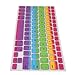 HDE Ultra Thin Silicone Rubber Keyboard Skin Cover for Macbook Pro Non Retina 13/15/17 (Rainbow Gradient)