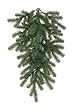Set of 3 Douglas Fir Teardrop Artificial Christmas Door Swags 48" - Unlit