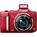 Canon PowerShot SX160 is 16.0 MP Digital Camera with 16x Wide-Angle Optical Image Stabilized Zoom with 3.0-Inch LCD (Red)