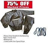 Sauna, Sweat Suit DELUXE,Unisex Non-Rip Nylon Size - XX LARGE + FREE Speed Rope