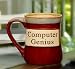 Tumbleweed Pottery 'Computer Genius' Ceramic 20 ounce Coffee Mug