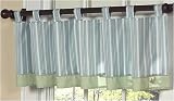 Blue and Green Argyle Window Valance by JoJo Designs
