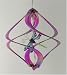 Outdoor Living : Dragonfly Purple Acrylic Wind Spinner