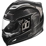 Icon Airframe Helmet , Color: Black, Size: Lg, Style: Lifeform Carbon XF0101-4562