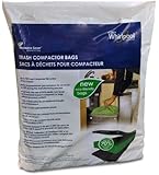 Whirlpool W10351673RP 15-Inch Plastic Compactor Bags, 15-Pack