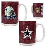 Dallas Cowboys NFL 2pc Gameball Ceramic Mug Set