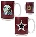 Dallas Cowboys NFL 2pc Gameball Ceramic Mug Set