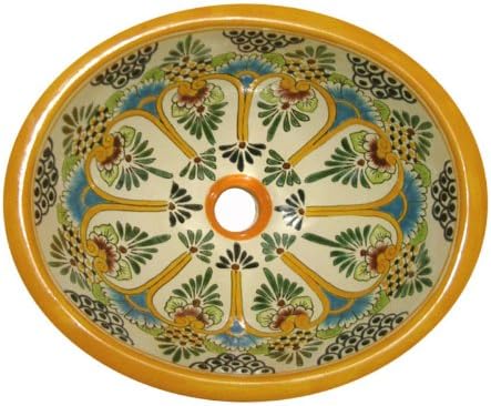 Custom Talavera Mexican Handpainted Sink