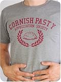 Balcony Shirts Cornish Pasty Appreciation Society Mens T Shirt