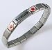 Defibrillator Medical ID Alert Italian Charm Bracelet