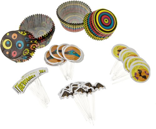 Wilton 415-0451 Halloween 3D Combo Pack Box, 48 Count