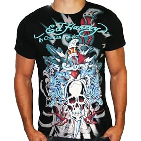 Ed Hardy Men's Multiprint T-Shirt