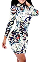 Sexy General Print Ankle Length Polyester Club Dress/Jumpsuit 