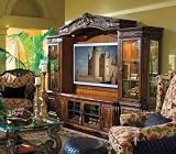 AICO Oppulente Entertainment Center with Audio Cabinets