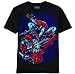 Search : Deadpool & SpiderMan Dual Danger Black Marvel Exclusive T-Shirt
