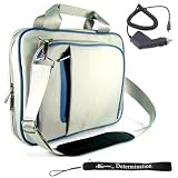 Amazon Kindle DX Travel Carrying Case Bag + Includes a 4-inch ebigvalue (TM) Determination Hand Strap + Includes a Black Travel Car Charger (Accessory Pack is Also Compatible with New Kindle DX Wireless Reading Device 9.7" Display Latest Generation)