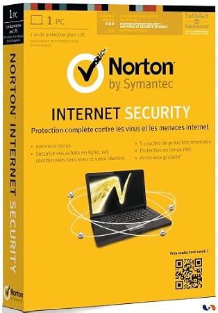 Norton internet security 2013 (1 postes, 1 an)
