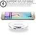 Wireless Charger,VIMVIP® Ultra-Slim Qi Wireless Charging Pad for Samsung Galaxy S7/ S7 Edge / S6 Edge Plus / Note 5 and Other Qi-Enabled Devices-With Fast Cable (White)