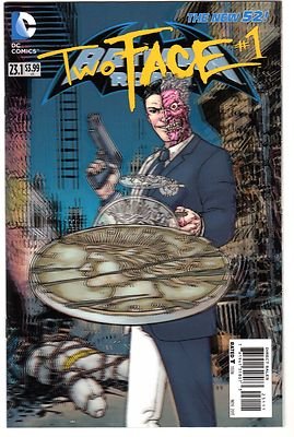 Batman and Robin #23.1 (2013) / Villain's Month: Two Face RARE 3D Lenticular Cover