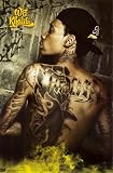 Wiz Khalifa - Tats Wall Poster 22 X 34 Music Poster Print, 22x34