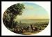Claude Lorrain (Siege of La Rochelle by the troops of Louis XIII., Oval) Framed Art Poster Print - 11 X 17