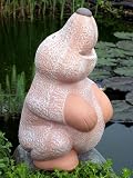 Eigenschaften Tiefes Kunsthandwerk GbR  / Maulwurf groß stehend terracotta