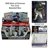 2002 Donruss Best of Fan Club Baseball Card Unopened Hobby Box