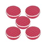 Produkt-Bild: Aufbewahrungsdosen 5er Set RETRO DOTS red