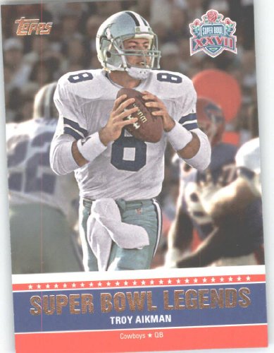 2011 Topps Super Bowl Legends #SBLXXVII Troy Aikman - Dallas Cowboys (Football Cards)