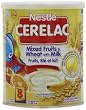 Nestle Cerelac, Mixed Fruits & Wheat with Milk, 14.1 Ounce Cans (Pack of 4)