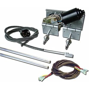 AutoLoc WIPER Heavy Duty Power Windshield Wiper Kit with Switch and Harness