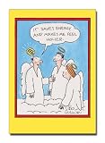 Feel Holier - Risque Cartoon Birthday Greeting Card