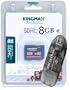 KingMax 8GB High-Speed Class 6 SDHC Card with FREE SDHC/SD/MMC USB Card Reader