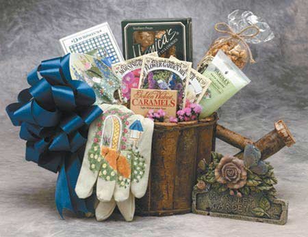 Garden Watering Can Gift Basket