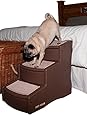 Pet Gear Easy Step III Pet Stairs, 3-step/for cats and dogs up to 150-pounds, Chocolate