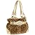 KATHY Van Zeeland Crown Princess Fur Belt Shopper,Leopard,one size