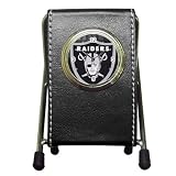 Oakland-Raiders Pen Holder Desk Clock