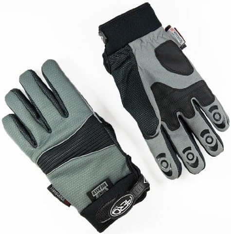 Aero Sport® Aero ShieldTM 3M® Scotchlite-Thinsulate® Hi-Visibility Windbreaker Waterproof Glove Grey Medium