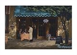 Afternoon at Raphael's by Daryl Poulin poster print,31 in. x 22.5 in.
