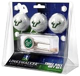 South Florida Bulls Cap Clip Divot Tool & 3 Ball Gift Set LWCAPGFT