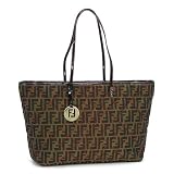 (フェンディ) FENDI <strong>ジャージ</strong>トートバッグ #8BH185 CMT F0LQR TABACCO CON IMPUNTURE ROSSO