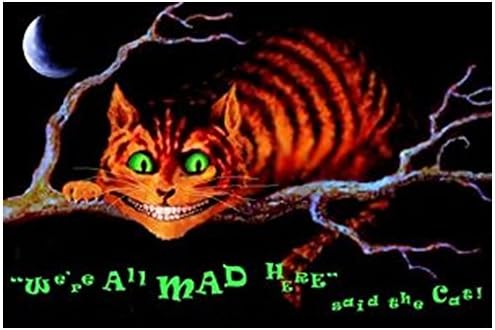 Just Song We Are All Mad Here Poster Print Size 50X75Cm C410