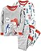 Carter's 4 Piece PJ Set (Toddler/Kid) - Print - 3T