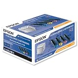 Epson Economy Pack for AcuLaser C13S051110 - 4 X laser toner cartridges (C,M,Y,K) S051110 C900 C900N AL-C900 AL-C900N AL-C1900 C1900 C1900N